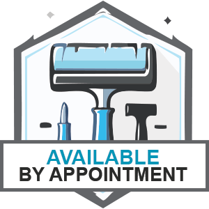 Available by Appointment badge